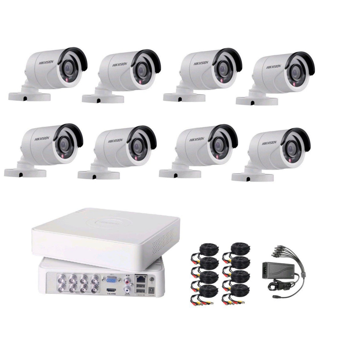 hikvision 1080p hd 8 channel complete kit