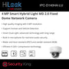 HiLook 4MP Smart Hybrid Light MD 2.0 Fixed Dome Network Camera