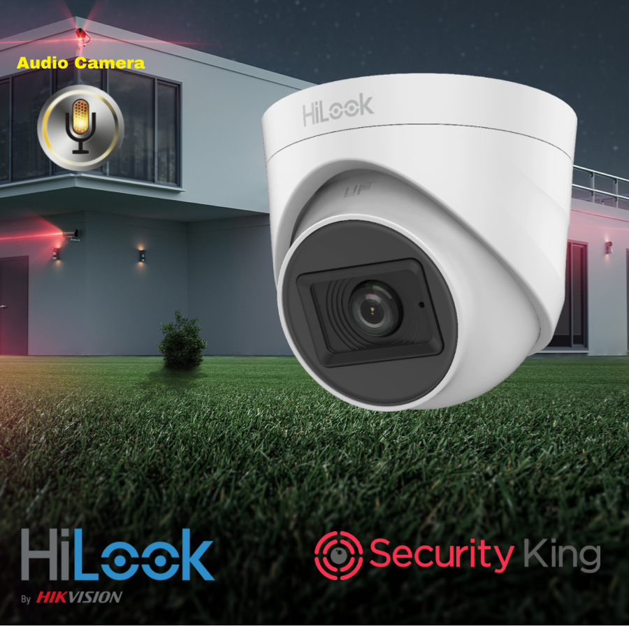 Hilook 2mp Indoor Audio Fixed Turret Camera Securityking